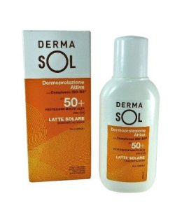 Dermasol Latte Solare SPF50+ - Protezione solare molto alta resistente all'acqua - 150 ml