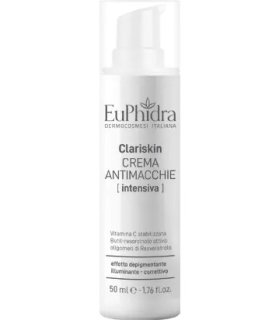 Euphidra Clariskin Crema Viso Antimacchie Intensiva Notte - Crema da notte illuminante e depigmentante - 50 ml