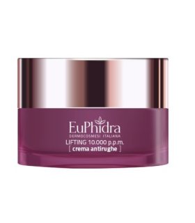 Euphidra Lifting 10.000 ppm Crema Viso Antirughe - Crema effetto lifting per pelle secca e molto secca - 50 ml