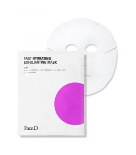 FaceD 3 Fast Hydrating Exfolianting Mask - Maschera viso esfoliante ad idratazione immediata - 1 maschera