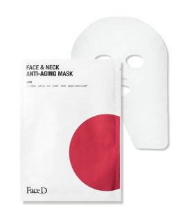 FaceD Face & Neck Anti-Aging Mask - Mascherà antietà per viso e collo - 1 maschera