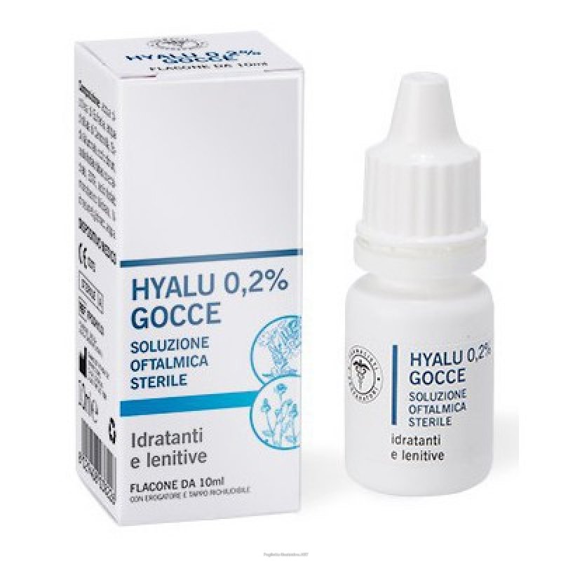 Gocce Oculari Hyalu 0,2% Protettive Lubrificanti con Acido Ialuronico 10ml