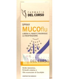 Mucoflu Spray Nasale Laboratorio Farmacisti Preparatori con Acido Ialuronico+N-Acetilcisteina+Eucalipto 30ml