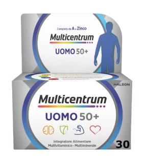 Multicentrum Uomo 50+ 30 compresse Nuova Formula