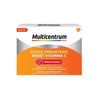 Multicentrum Difese Immunitarie Boost Vitamina C - Integratore a base di Vitamina C - 14 Bustine