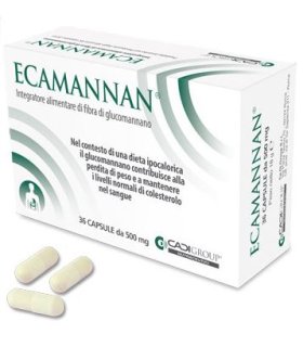 Ecamannan - Integratore alimentare per perdere peso - 36 capsule