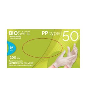 GLOVELY 100 GUANTI LATTICE MIS S
