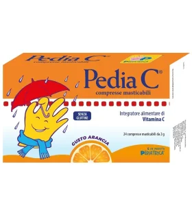 PEDIA C 24 Compresse Arancia PEDIA C 24 Compresse Arancia