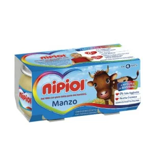 OMO NIPIOL Manzo 2x120g