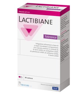 Lactibiane Tolerance - Integratore per l'equilibrio della flora batterica intestinale - 30 capsule