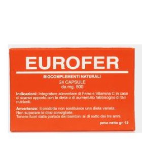 EUROFER Biocompl.24 Capsule 500mg