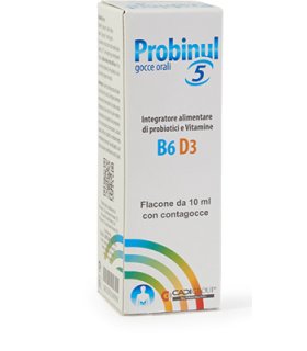 Probinul 5 - Integratore per l'equilibrio della flora batterica intestinale - Gocce - 10 ml