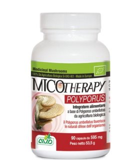 Micotherapy Polyporus - Integratore alimentare drenante - 90 capsule 
