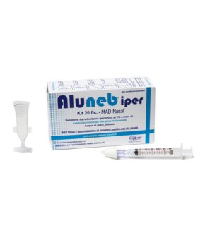ALUNEB Iper Kit 20 flaconcini 5 ml + Atomizzatore MAD Nasal