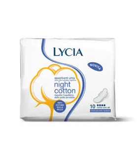 LYCIA Ass.Cot.Notte C/Ali 10pz