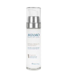Miamo Longevity Plus Retinol Cream 1% Advanced Formula - Trattamento notte rigenerante anti-rughe - 50 ml