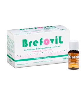 Brefovil - Integratore alimentare con fermenti probiotici - 10 flaconcini