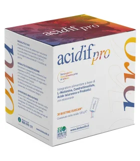 Acidif Pro - Integratore per l'equilibrio della flora batterica intestinale - 30 buste