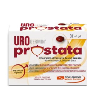 Urogermin Prostata - Integratore per la funzionalità della prostata e delle vie urinarie - 30 capsule