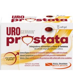 Urogermin Prostata - Integratore per la funzionalità della prostata e delle vie urinarie - 15 capsule 