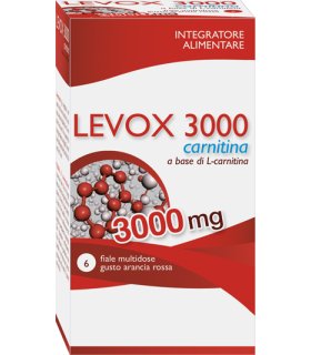 LEVOX 3000 Carnitina 6 flac.