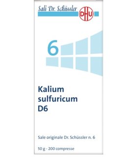 KALIUM SULF.6 6DH  200Compresse DHU