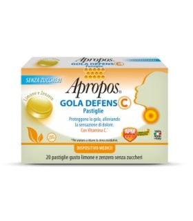 APROPOS Gola Defens 20 Pastiglie Gusto Limone e Zenzero