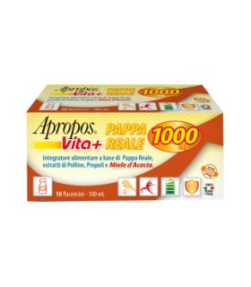 APROPOS VITA+ Pappa Reale 1000 mg 10 Flaconcini
