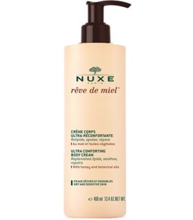 Nuxe Reve De Miel Crema Corpo Ultra-Riconfortante - Crema idratante e nutriente per pelle secca e sensibile - 400 ml