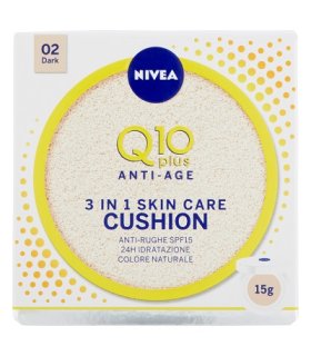 NIVEA CUSHION Q10 CREMA DARK 15GR