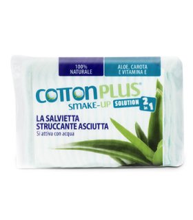 COTTON PLUS SALV 2IN1 ALOE X 40