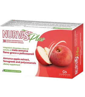 Nurvast Plus - Integratore alimentare per il controllo del colesterolo - 30 capsule