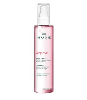Nuxe Very Rose Tonico Spray Rinfrescante Viso - Lozione tonica viso struccante e idratante - 200 ml
