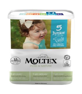 MOLTEX Pure&Nature 5 (11-25 Kg) Junior 25pz