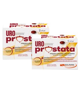 Urogermin Prostata - Integratore per la funzionalità della prostata e delle vie urinarie - 30 capsule + 15 in omaggio