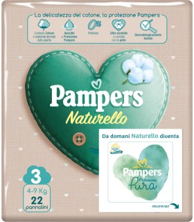 PAMPERS NATUR.3(4-9Kg)22pz
