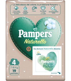 PAMPERS NATUR.4(7-18Kg)19pz