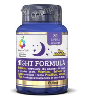NIGHT FORMULA 30Capsule Colours