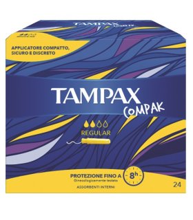 TAMPAX COMPAK Regular 24 Tamp.