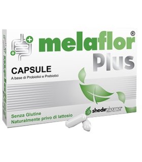 Melaflor Plus - Integratore per l'equilibrio della flora batterica intestinale - 20 capsule