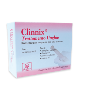 CLINNIX Tratt.Unghie 2x15ml