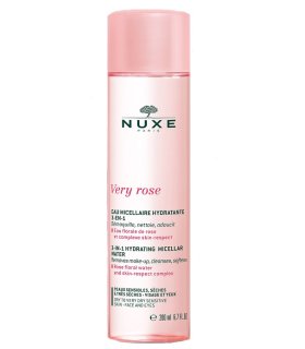 Nuxe Very Rose Acqua Micellare Struccante 3 in 1 - Struccante, detergente e lenitiva per pelle secca e molto secca - 200 ml