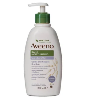 Aveeno Crema Idratante Corpo - Adatto per pelle secca e sensibile - Aroma Lavanda - 300 ml Aveeno Crema Idratante Corpo - Adatto per pelle secca e sensibile - Aroma Lavanda - 300 ml