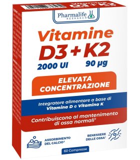 VITAMINE D3+K2 60 Cpr PHR