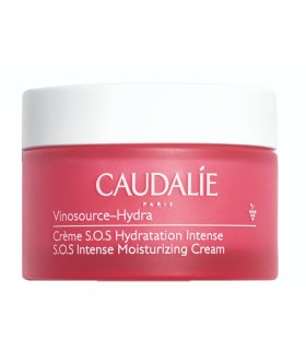 Caudalie Vinosource Hydra Crema Sos Idratazione Intensa - Crema viso lenitiva per pelle secca - 50 ml