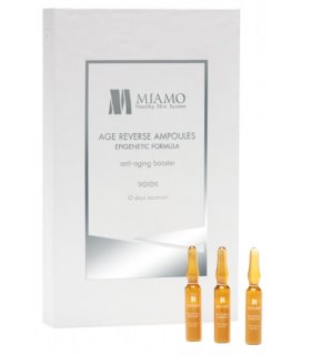 Miamo Age Reverse Ampoules Epigenetic Formula -  Booster rivitalizzante antietà - 10 fiale da 2 ml