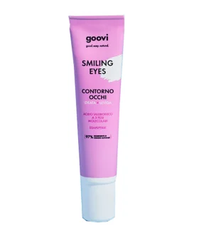 Goovi Smiling Eyes Crema Contorno Occhi - Contorno occhi levigante antirughe - 15 ml