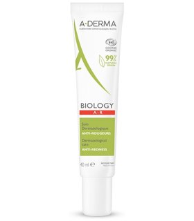 A-Derma Biology AR Trattamento Dermatologico Anti-Rossori - Trattamento viso per pelle con couperose - 40 ml