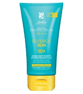 Bionike Defence Sun Crema Viso Fondente SPF50+ - Protezione solare viso molto alta - 50 ml