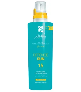 Bionike Defence Sun Latte Fluido Solare SPF15 - Protezione solare media per il corpo - 200 ml